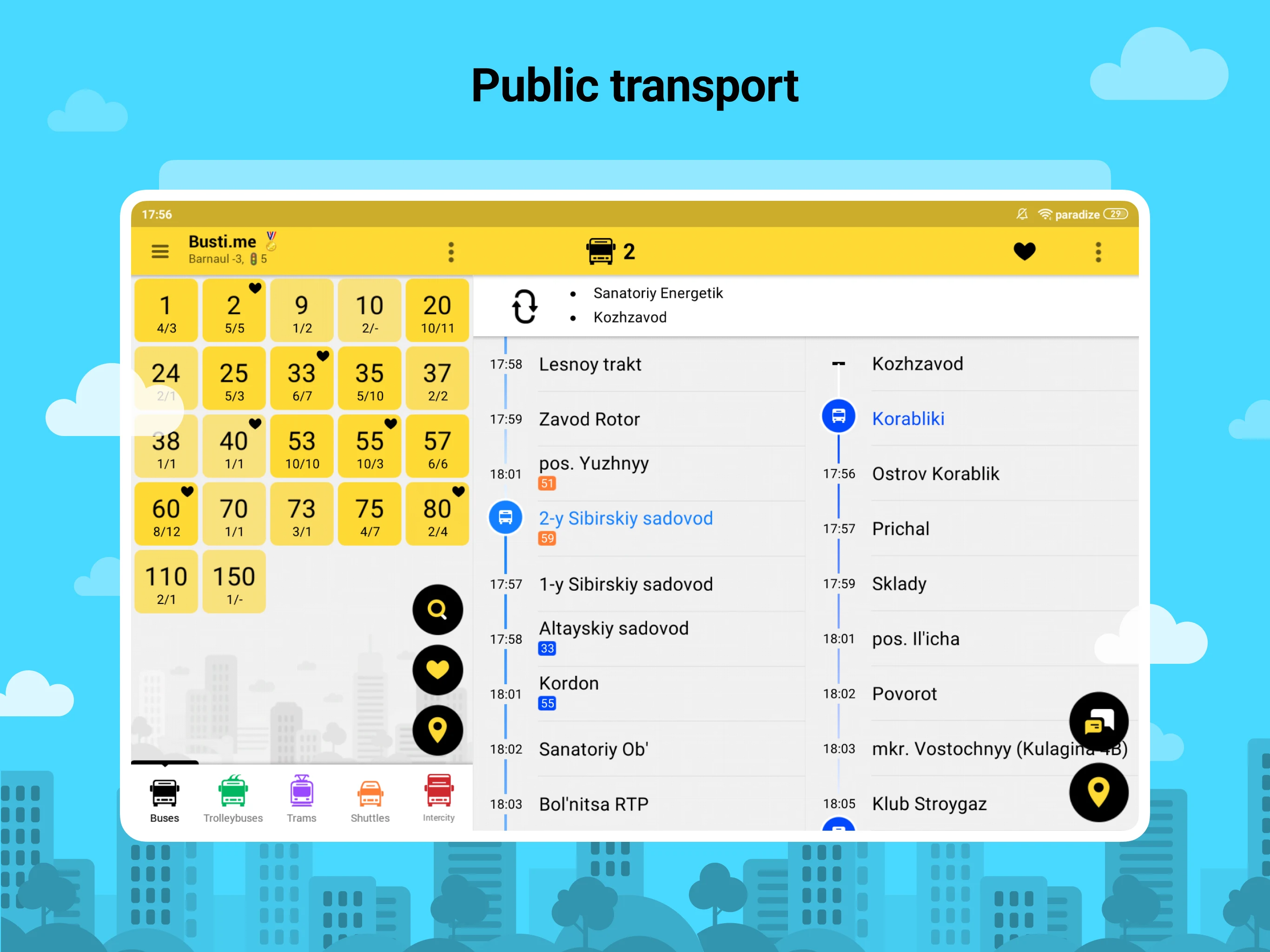 Bustime: Bus Times & Routes screenshot