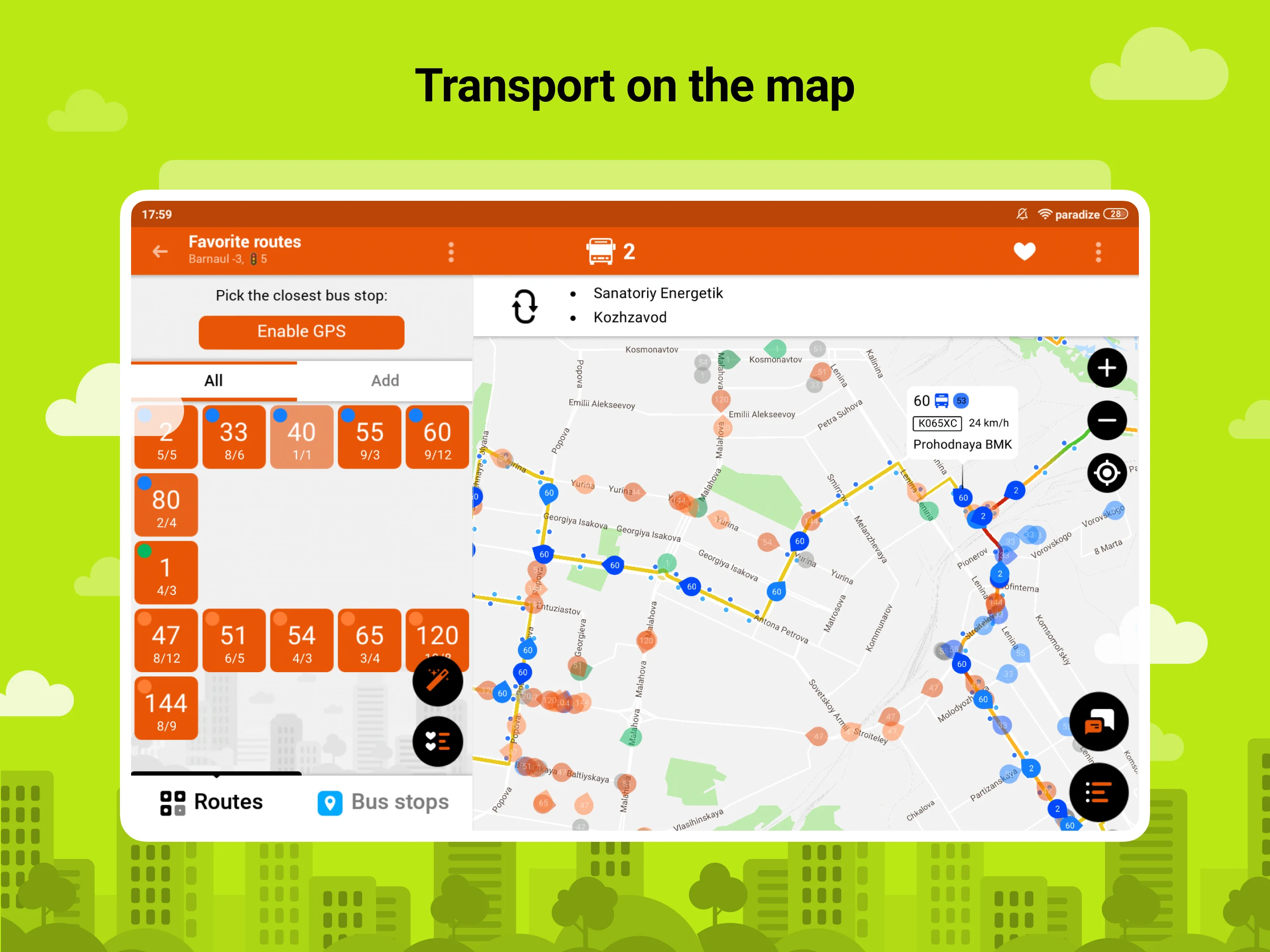 Bustime: Bus Times & Routes screenshot