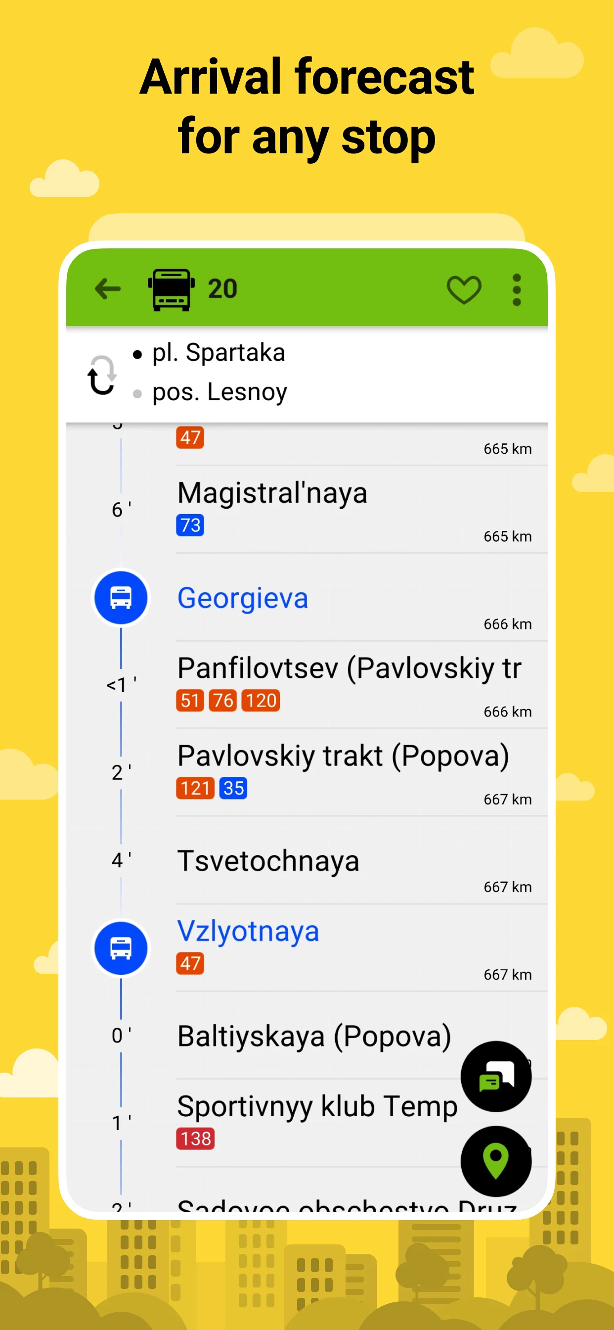 Bustime: Bus Times & Routes screenshot